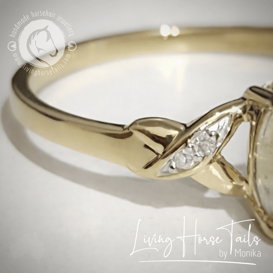 Diamond Rings Made From Hair - Heart In Diamond Australia