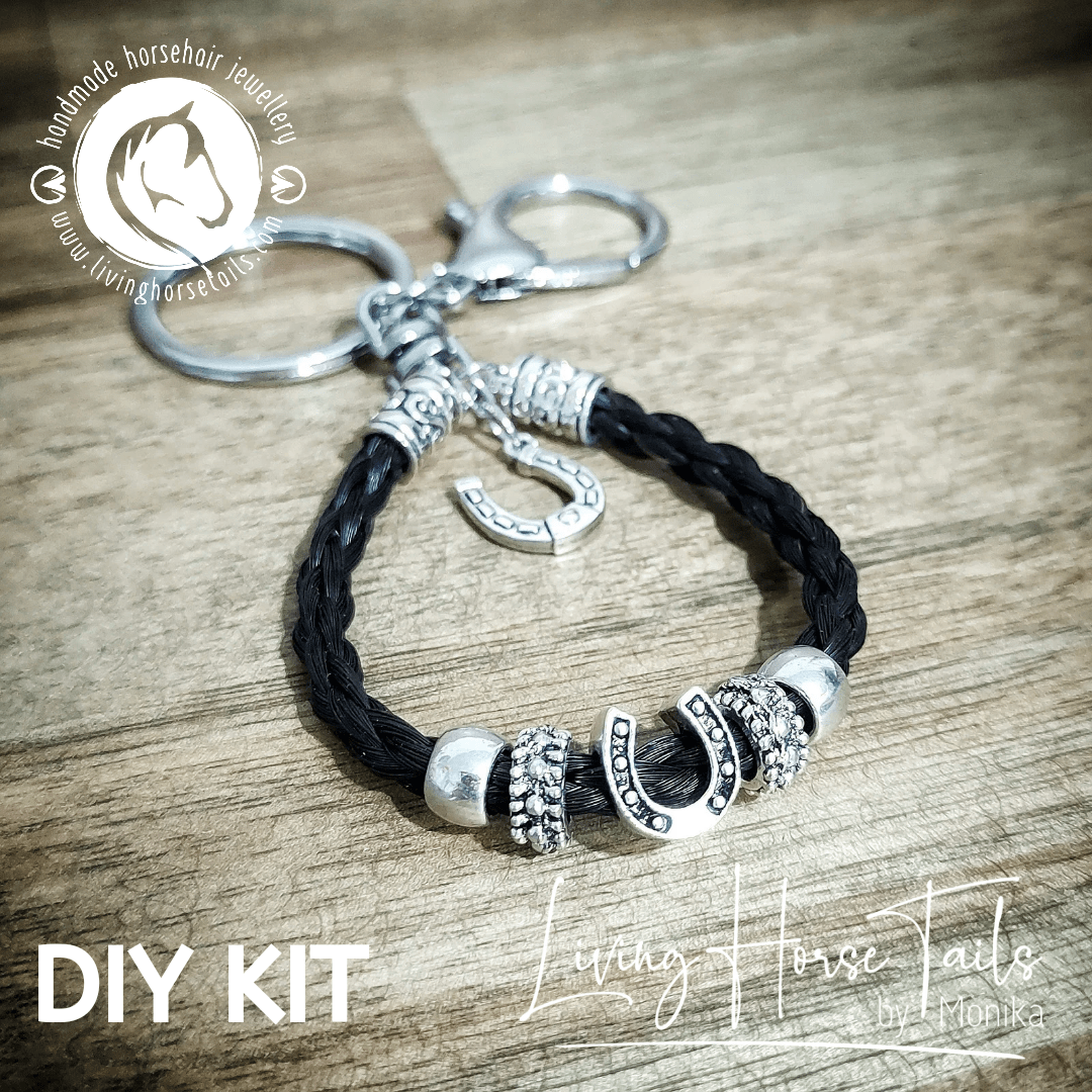 DIY KIT Keyring With Horseshoe. Make Your Own (Style S) – Living Horse ...